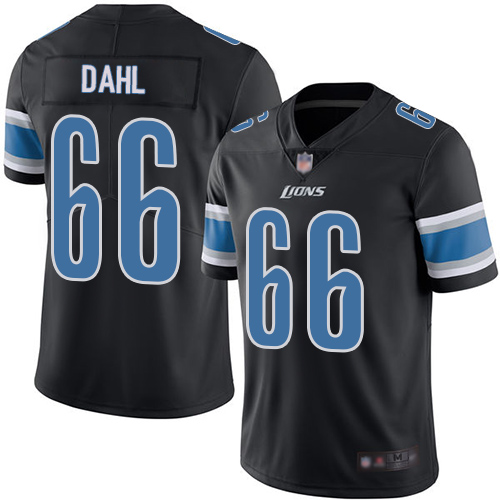 Detroit Lions Limited Black Men Joe Dahl Jersey NFL Football 66 Rush Vapor Untouchable